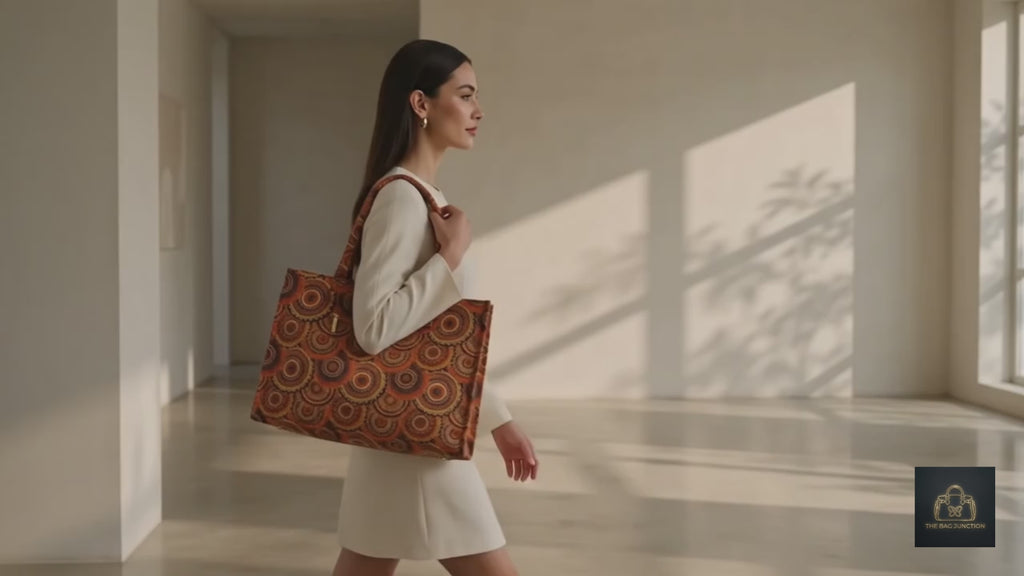 Multicolor Mandala Printed Tote Bag for College & Daily Wear